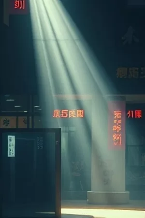动画《山海邮差》竖版海报，跨海邮包与掠过的信鸽